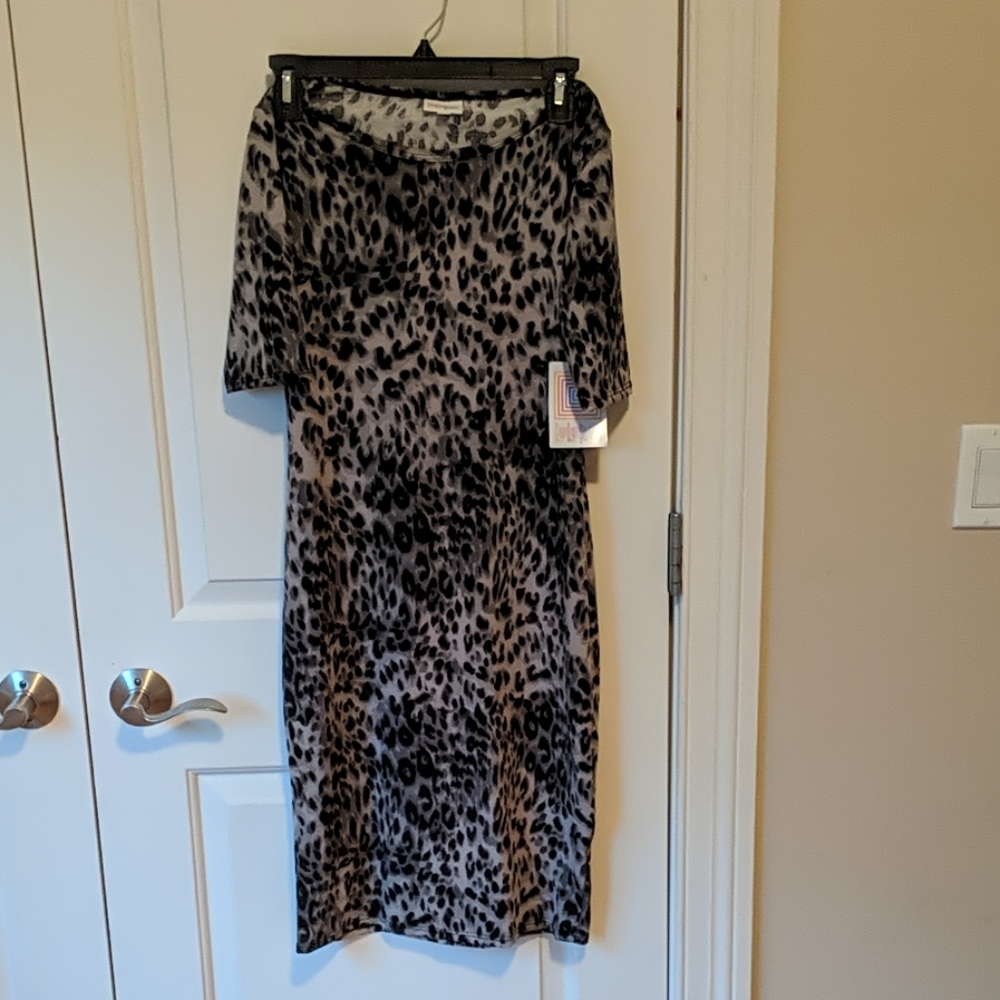 LuLaRoe cheetah Julia dress